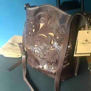 Patricia Nash Flower Bucket Bag with Dust Bag.